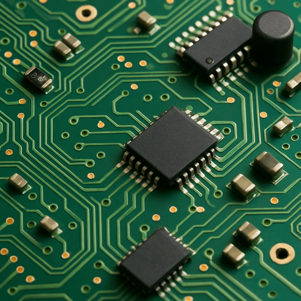 Custom PCB circuit board design with microcontrollers for precision lab automation